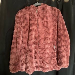 Forever 21 Fuzzy Jacket Size Medium